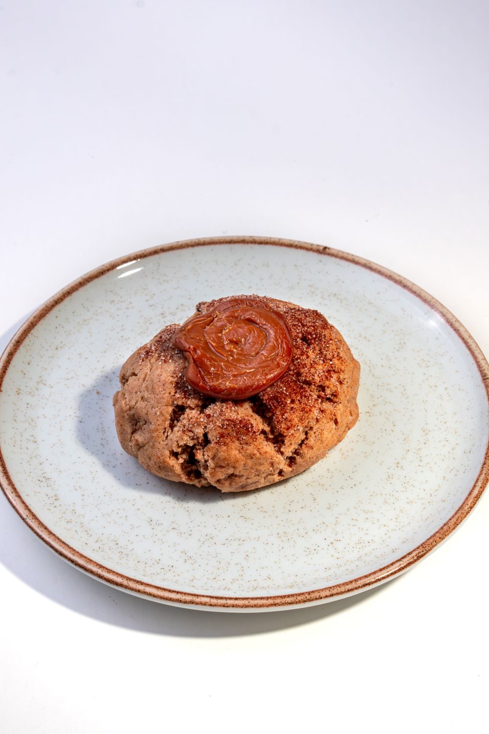 Cookie de churro con manjar de Caneli Café